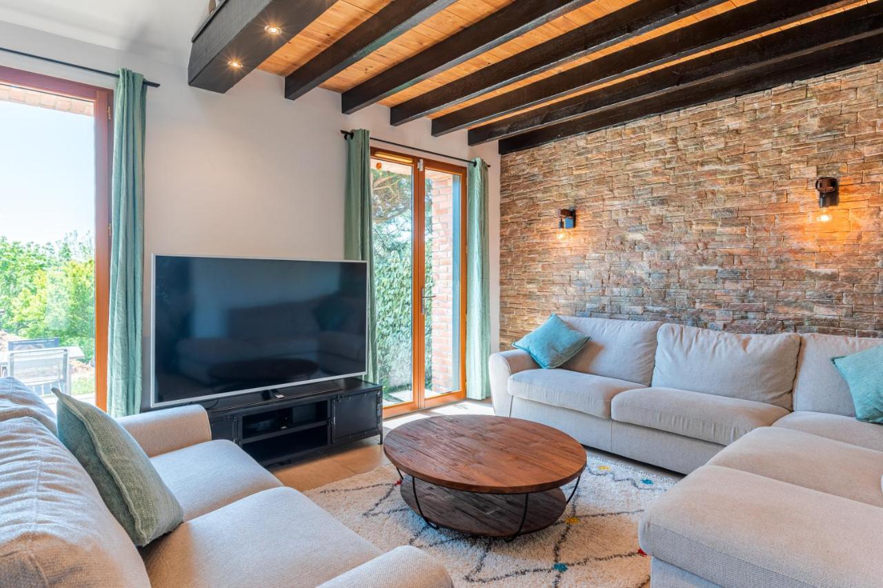 Superbe Maison Avec Piscine Et Jacuzzi Dans Les Dunes Ambleteuse Bagian luar foto